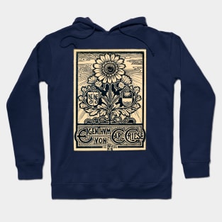 Nouveau Style bookplate Hoodie